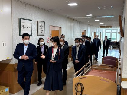 療養棟視察