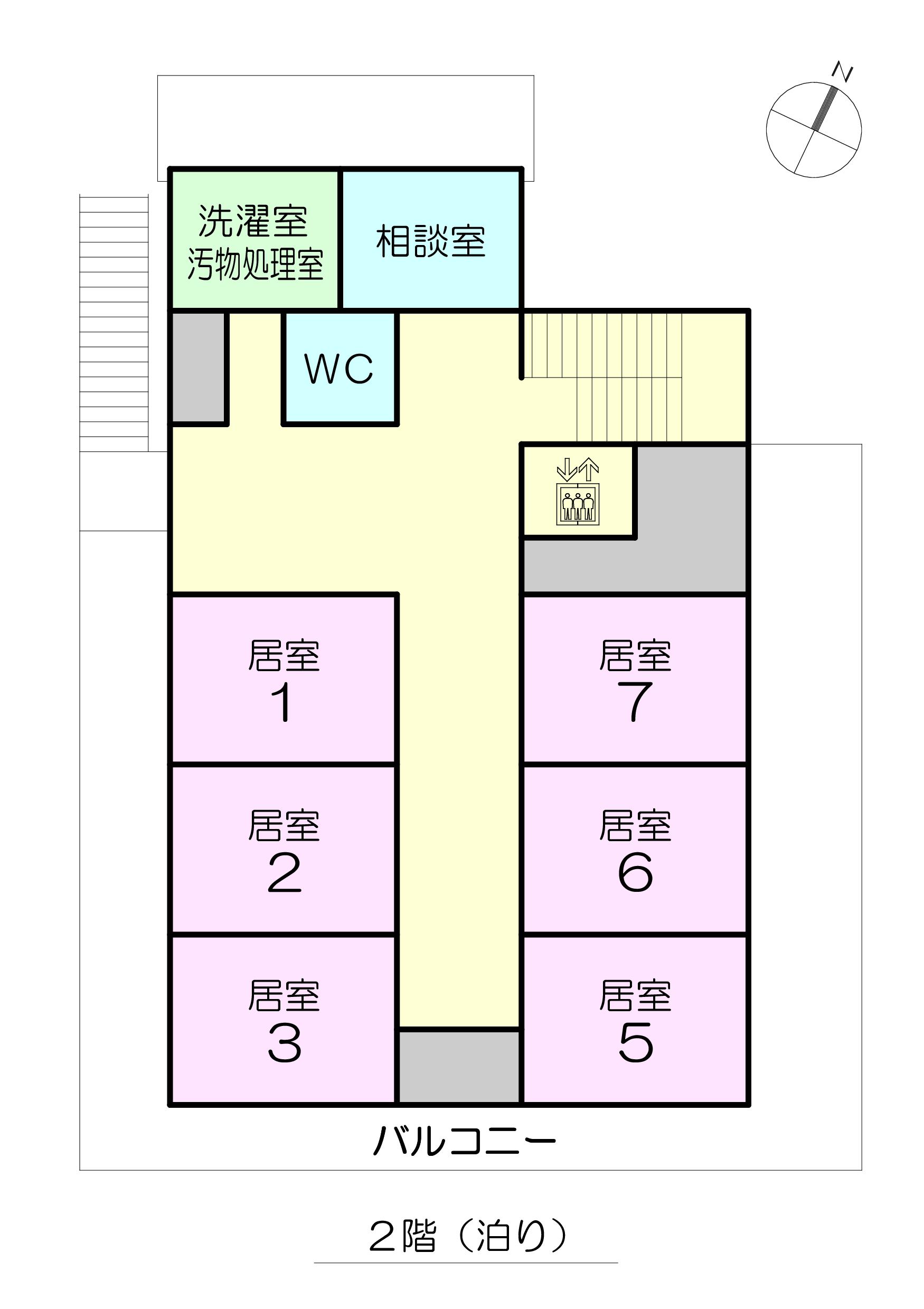 2F 案内図
