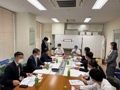 198病院より視察団
