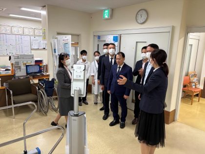 198病院より視察団